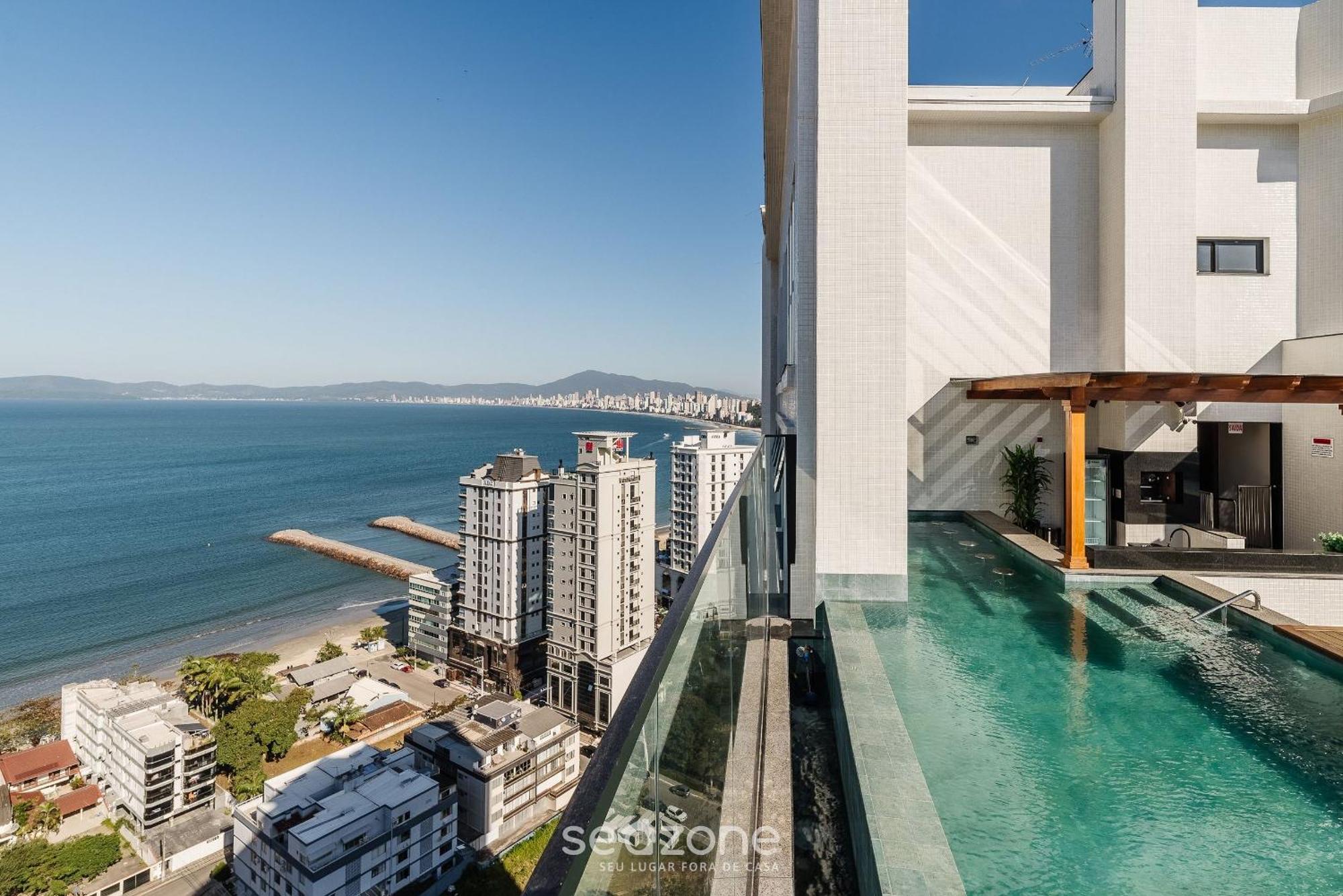 Mhfbs - Edificio Moderno C/ Piscina Vista Mar Em * Itapema