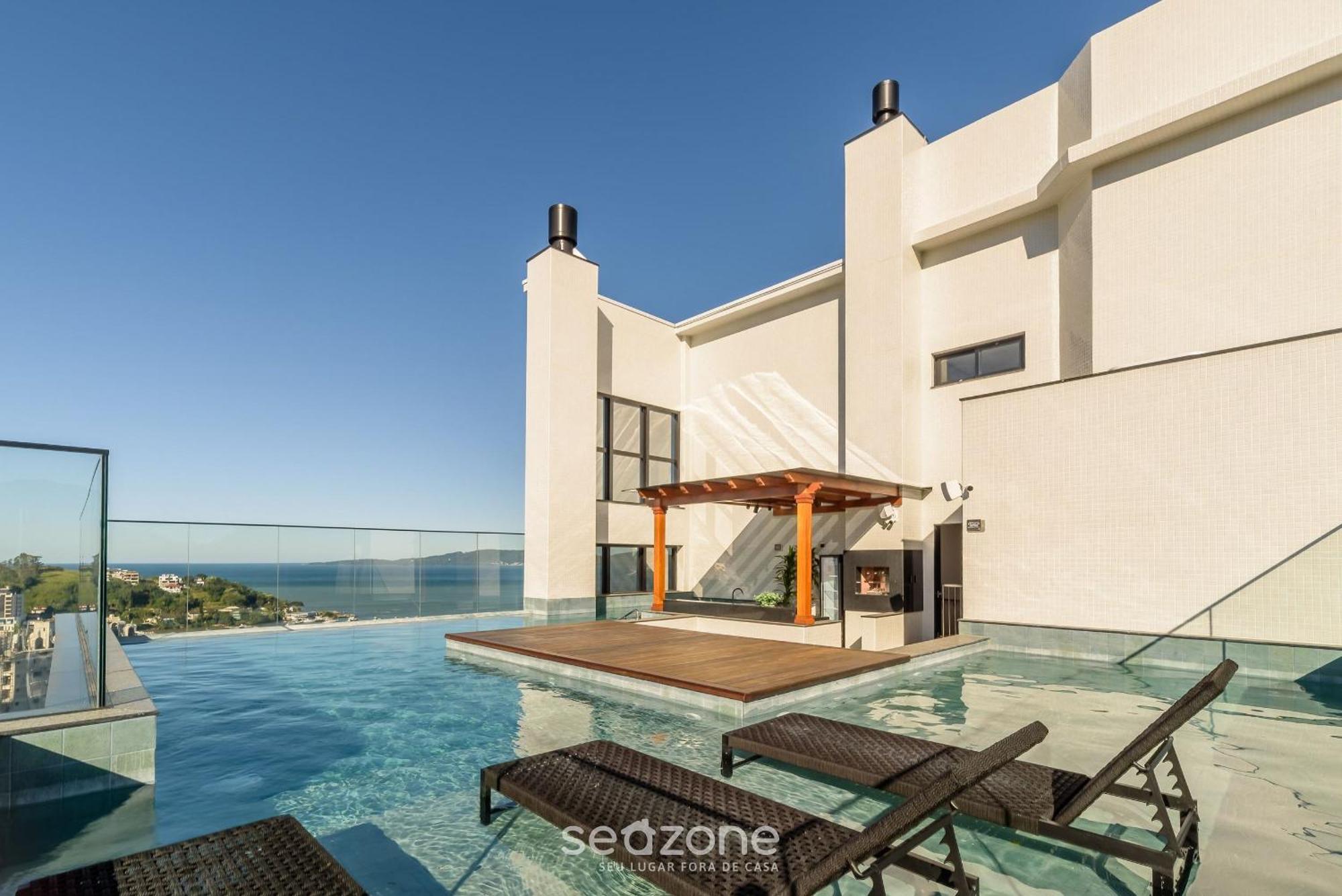 Mhfbs - Edificio Moderno C/ Piscina Vista Mar Em Apartment Itapema